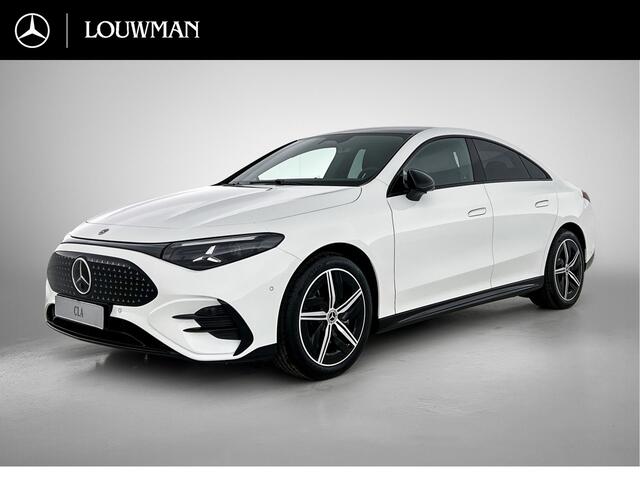 Mercedes-Benz CLA-KLASSE 200 Business Solution AMG | Nightpakket | Smartphone integratie | URBAN GUARD | Vast panoramadak | Sfeerverlichting | Stoelverwarming | Sportstoelen | Adaptieve cruisecontrol |