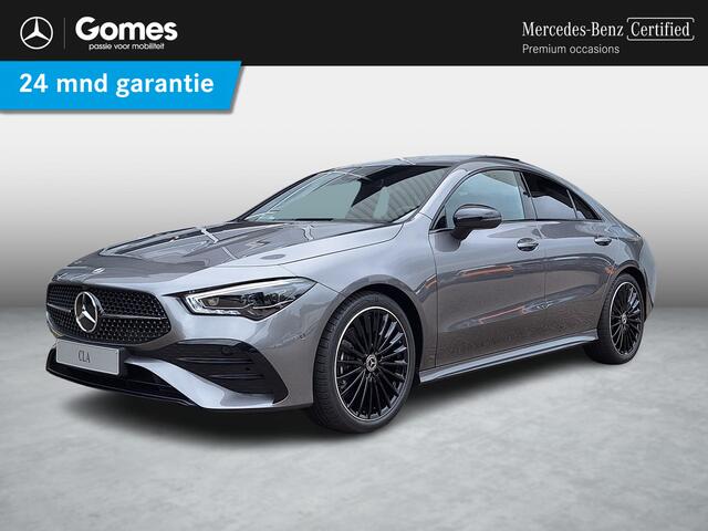 Mercedes-Benz CLA-KLASSE 200 AMG Line | Premium Pakket | Night Pakket | Winter Pakket | Panoramadak | Trekhaak | Burmester Surround Sound | MULTIBEAM LED Koplampen | Dodehoekassistent |