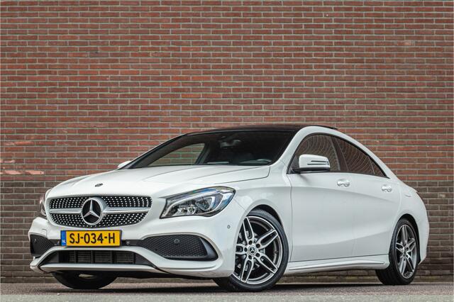 Mercedes-Benz CLA-KLASSE 180 Business Solution AMG, 61.000km NAP, Panoramadak, Carplay, Stoelverwarming, Camera, Half leder, Park Assist.