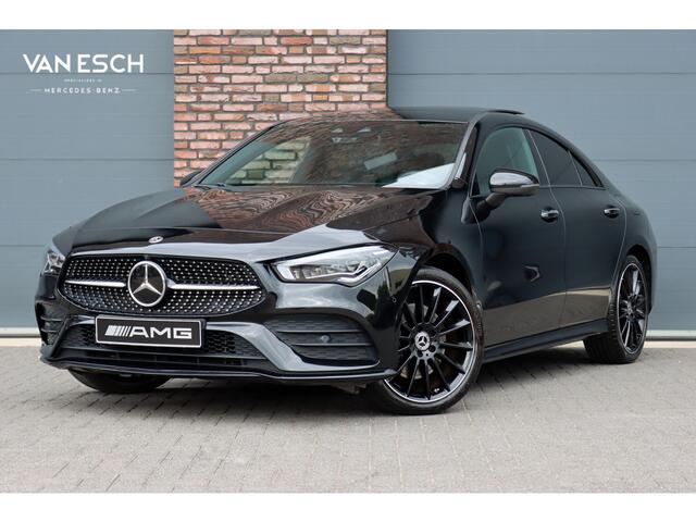 Mercedes-Benz CLA-KLASSE 250 e AMG Line Premium+ | Panoramadak | Distronic+ | Memory | HUD | Trekhaak | Keyless Go | Surround Camera | Sfeerverlichting | Multibeam LED |