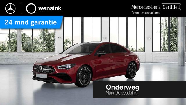 Mercedes-Benz CLA-KLASSE 250 e Star Edition AMG Line | Multibeam | Panoramadak | Night | Multispaaks lichtmetalen velgen | Stoelverwarming |