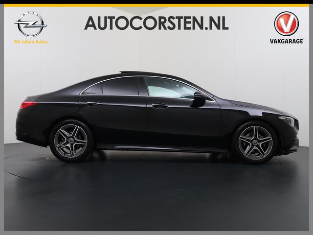 Mercedes-Benz CLA-KLASSE 180 Automaat AMG Business Solution Panoramadak Camera Widescreen cockpit Apple Carplay Android Auto Navi Pdc Cruise Control Stoelverwarming Privacy Glas Lmv Led DAB Licht en zichtpakket Premium pakket Dealeronderhouden 1e Eigenaar Origineel Nederlandse Au