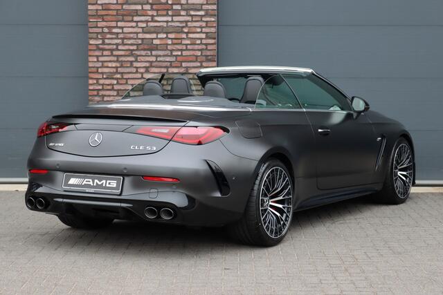 Mercedes-Benz CLE Cabriolet AMG 53 4MATIC+ Premium+ | Carbon | AMG Drivers Package | Distronic+ | Contourstoelen | Standkachel | Stoelventilatie | HUD | Performance-stoelen | Airscarf | Trekhaak | Verwarmd Stuurwiel |