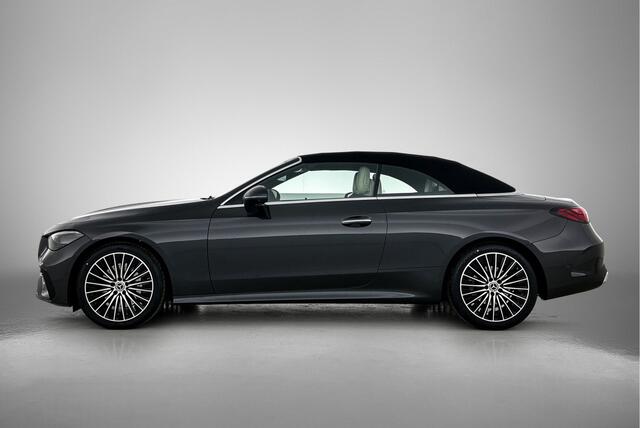 Mercedes-Benz CLE Cabriolet 180 AMG Line | Premium pakket | Winterpakket | Windschut | Stoelventilatie/- verwarming | Sierdelen lindehout | Middenconsole kunststof FIM met zwarte stippen |