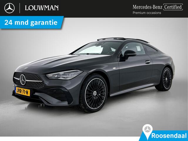 Mercedes-Benz CLE Coupé 300 e AMG Nightpakket Plug-In Hybride | Panoramadak | Rijassistentiepakket plus | Stuur en Stoelverwarming | Memory | Inclusief 24 maanden Mercedes-Benz Certified garantie voor Europa.