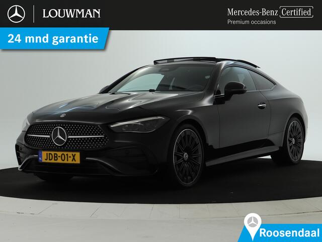 Mercedes-Benz CLE Coupé 200 AMG Nightpakket | Panoramadak | Stuur en Stoelverwarming | Dode Hoek Ass | Memory | CarPlay | Inclusief 24 maanden Mercedes-Benz Certified garantie voor Europa.