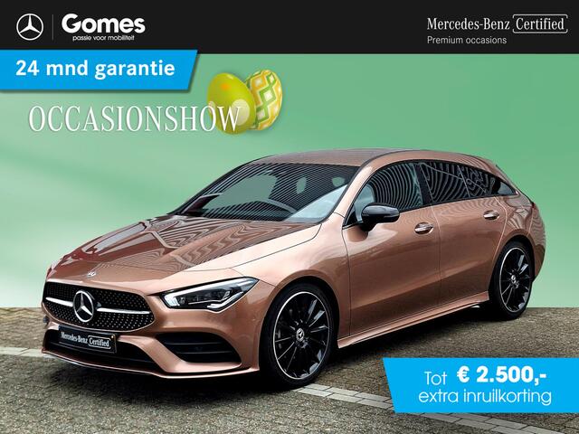 Mercedes-Benz Cla Shooting Brake 180 AMG Line | Night pakket | Achteruitrijcamera | Sfeerverlichting | Stoelverwarming | Dodehoekassistentie | Multibeam LED | Keyless-GO | Elektrische achterklep