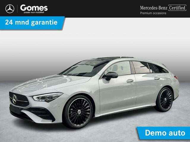 Mercedes-Benz Cla Shooting Brake 180 Business Solution AMG | AMG Plus Pakket | Night Pakket | Panoramadak | Burmester 3D Surround | 360° Camera | DISTRONIC Afstandsassistent | Dodehoekassistent | Head-up Display | MULTIBEAM LED Koplampen | Elektrisch Verstelbare Stoelen + Memory | Stoelv