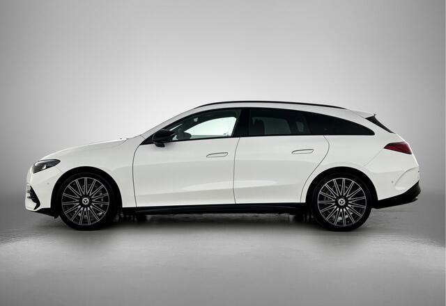 Mercedes-Benz Cla Shooting Brake 250+ Business Solution AMG 85 kWh | Premium pakket | Winterpakket | Sportstoelen | Massagefunctie | MBUX Virtuele Assistant | MULTIBEAM LED | Vast panoramadak | Alarmsysteem | 19" vijfspaaks lichtmetalen AMG-velgen |