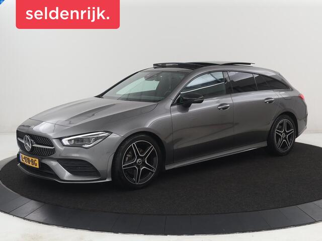 Mercedes-Benz Cla Shooting Brake 180 Business Solution AMG | Panoramadak | Stoelverwarming | Memory | Sfeerverlichting | Matrix LED | Leder/Alcantara | Side Assist | Widescreen | Navigatie | Camera | Climate control