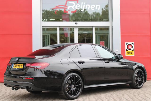 Mercedes-Benz E-KLASSE 300e BUSINESS SOLUTION AMG NIGHT EDITION | AMG-STYLING | LICHTMETALEN VELGEN 19" | 360° CAMERA | | TREKHAAK | MULTIBEAM MATRIX LED KOPLAMPEN | LED ACHTERLICHTEN | ELEKTRISCH VERSTELBARE VOORSTOELEN MET GEHEUGEN FUNCTIE | ALCANTARA / KUNSTLEDEREN BEKLEDIN