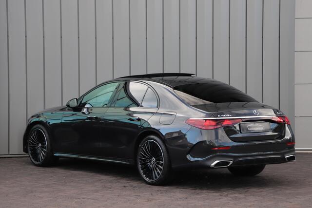 Mercedes-Benz E-KLASSE 400e AMG 4-Matic | 381PK | Luchtvering | Achterasbesturing | Massage | Burmester 4D | Keyles-go | Head-up | Sfeerverlichting | Hyperscreen | Stuurwielverw. | 2024.