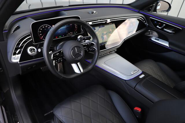 Mercedes-Benz E-KLASSE 400e AMG 4-Matic | 381PK | Luchtvering | Achterasbesturing | Massage | Burmester 4D | Keyles-go | Head-up | Sfeerverlichting | Hyperscreen | Stuurwielverw. | 2024.