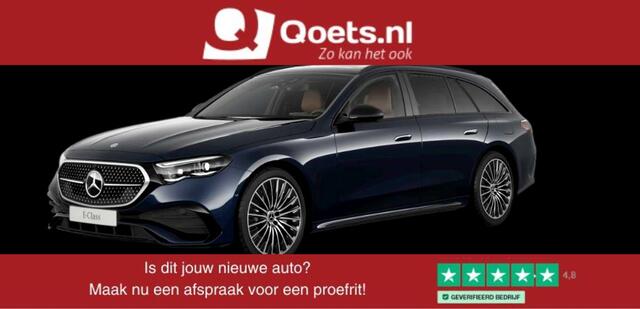 Mercedes-Benz E-KLASSE 300 e AMG Line Trekhaak - Panoramadak - Rijassistentiepakket Plus - Night Pack - Memory Pakket - Burmester® - Airmatic - Comfort stoelen - Stoelverwarming voor - Warmtewerend/donkergetint glas -