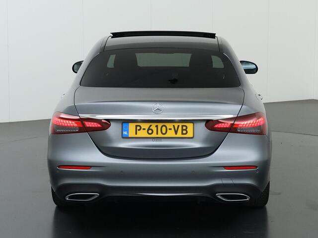 Mercedes-Benz E-KLASSE 200 Business Solution | AMG | Panoramadak | Rijassistentiepakket | Night | Burmester | Memory | Lederen bekleding | 360 graden camera |