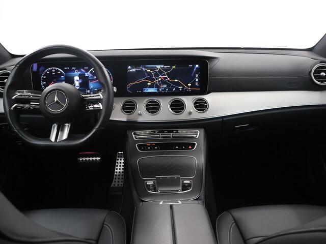 Mercedes-Benz E-KLASSE 200 Business Solution | AMG | Panoramadak | Rijassistentiepakket | Night | Burmester | Memory | Lederen bekleding | 360 graden camera |