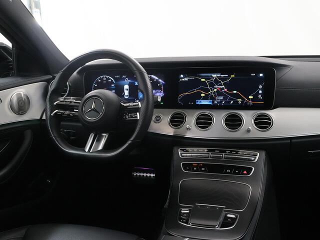 Mercedes-Benz E-KLASSE 200 Business Solution | AMG | Panoramadak | Rijassistentiepakket | Night | Burmester | Memory | Lederen bekleding | 360 graden camera |