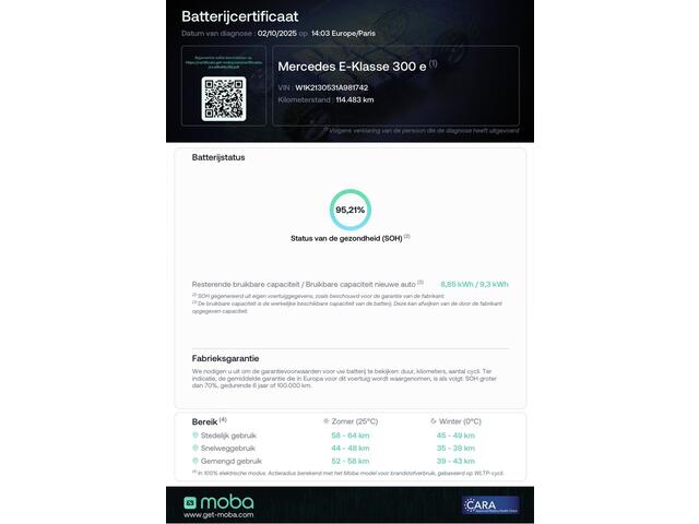 Mercedes-Benz E-KLASSE 300 e Business Solution Aut. | panorama | sfeer verlichting | leder | SOH 95% |