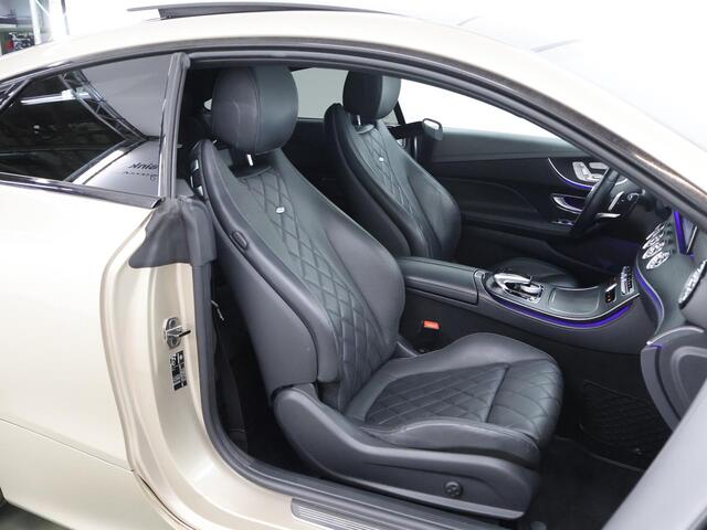 Mercedes-Benz E-KLASSE Coupé 300 Edition 1 | AMG | Night | Burmester | Panoramadak | 360 graden camera | Softclose | Multibeam | Keyless | Memory | Nappaleder | 20" velgen |