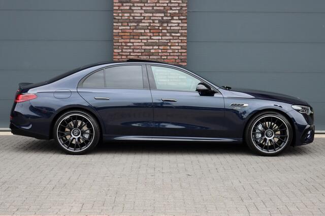 Mercedes-Benz E-KLASSE AMG 53 4MATIC+ Premium+ | Hyperscreen | Airmatic | Achterasbesturing | Distronic | Carbon | Stoelventilatie | Burmester | Digital Light | Verwarmd Stuurwiel |