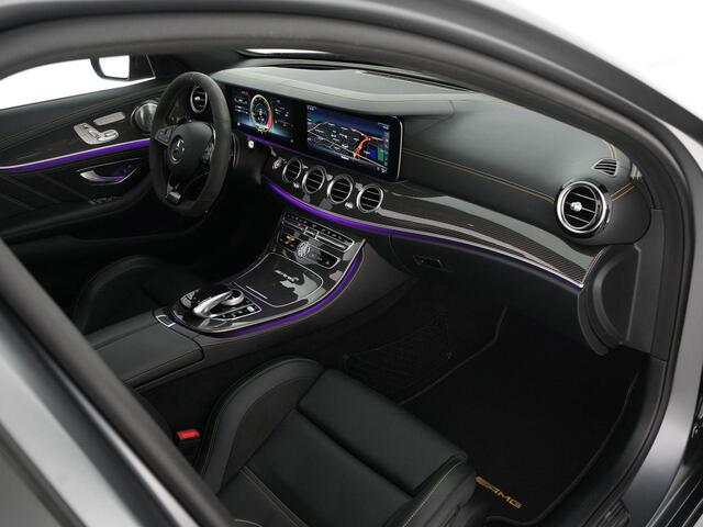 Mercedes-Benz E-KLASSE E63S AMG 780 pk Edition One 4MATIC Premium Plus |stage 2|edition 1|schaalstoelen|Burmester|keramisch|head-up|panoramadak|stoelverwarming & verkoeling|carbon int|memory|IWC|360°|adaptive|