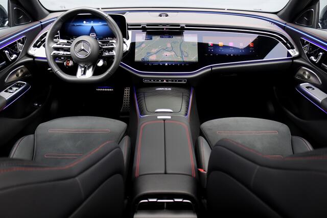 Mercedes-Benz E-KLASSE AMG 53 4MATIC+ Premium | 585pk | Hyperscreen | Achterasbesturing | Distronic | Burmester | HUD | Digital Light | Stoelverwarming | Surround Camera | Keyless Go |
