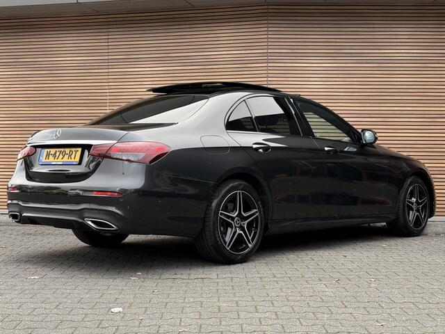 Mercedes-Benz E-KLASSE 200 Business Solution AMG Panodak / Adapt. Cruise / Burmester / Leer / Navi / Clima / Night Pakket