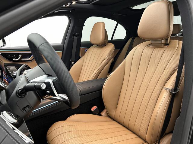 Mercedes-Benz E-KLASSE 300 e Sport Edition | Premium pakket | Winterpakket | Nightpakket | Lederpakket | Rijassistentiepakket Plus | Trekhaak | 20 inch AMG velgen | Stoelventilatie voor | 360° camera | Burmester® 4D sound system |