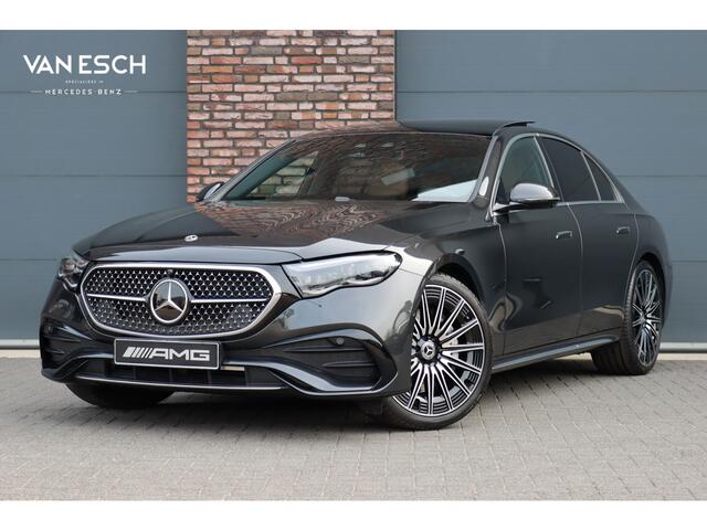 Mercedes-Benz E-KLASSE 200 AMG Line | Hyperscreen | Distronic+ | Panoramadak | Stoelventilatie | Burmester | Verwarmd Stuurwiel | Surround Camera | Digital Light | Exclusiefpakket |
