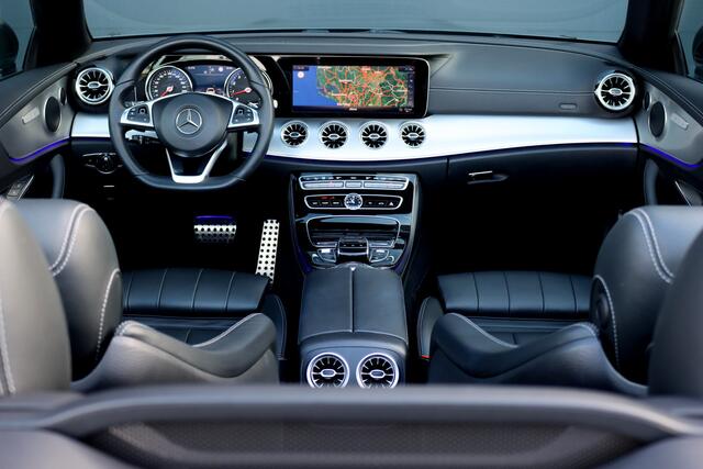 Mercedes-Benz E-KLASSE Cabrio 200 AMG Line | Airscarf | Distronic Pro | Camera | Nappa Leder | Sfeerverlichting | High Perf. LED | Apple Carplay / Android Auto |