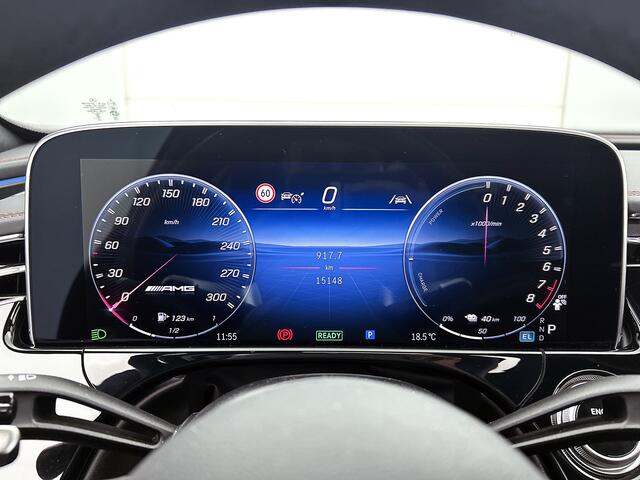 Mercedes-Benz E-KLASSE AMG 53 4MATIC+ / NL Auto / Luchtvering (AMG RIDE CONTROL) / Panoramadak / Night Pakket / MBUX Superscreen / Achterasbesturing / Burmester / Plug-in hybride / Elektrisch rijbereik tot ca. 100 km /