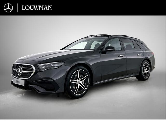 Mercedes-Benz E-KLASSE 300 e Business Solution AMG | Premium pakket | Nightpakket | Trekhaak | Panoramaschuifdak | 360° camera | Sierdelen in pianolak zwart | Burmester® 4D surround sound | GUARD 360° |