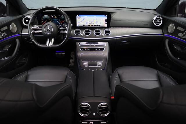 Mercedes-Benz E-KLASSE 450 4MATIC Premium+ AMG Line | Luchtvering | Distronic+ | Burmester | Soft-Close | Memory | Trekhaak | HUD | Augmented Reality | Panoramadak | Keyless Go |