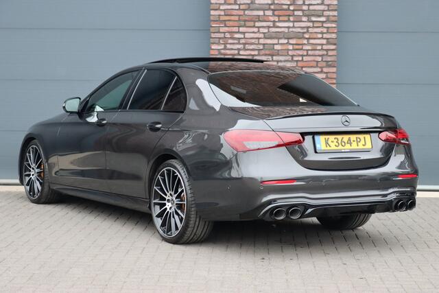 Mercedes-Benz E-KLASSE 450 4MATIC Premium+ AMG Line | Luchtvering | Distronic+ | Burmester | Soft-Close | Memory | Trekhaak | HUD | Augmented Reality | Panoramadak | Keyless Go |