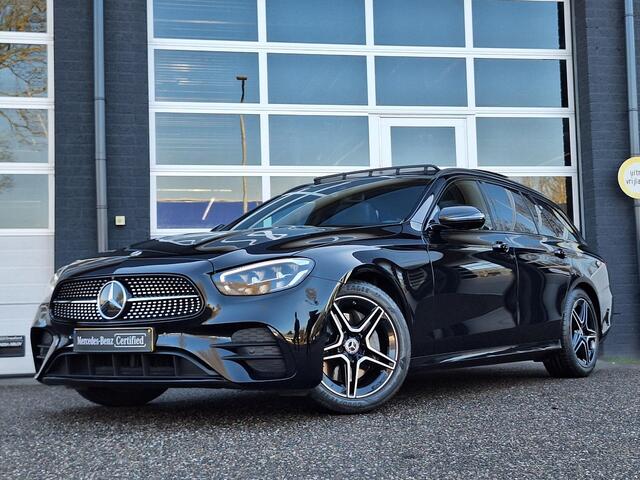Mercedes-Benz E-estate 200 | Panoramadak | 360° Camera | AMG | Trekhaak | Night pakket | Stoelverwarming | Elektrische achterklep