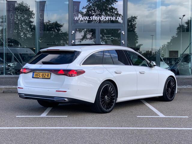 Mercedes-Benz E-estate 300 e Avantgarde l Panoramadak l Burmester l DISTRONIC plus l Niveauregeling l DIGITAL LIGHT l 360 gr Camera l Winterpakket l Apple & Android auto l Memory pakket l Stoelverwarming l