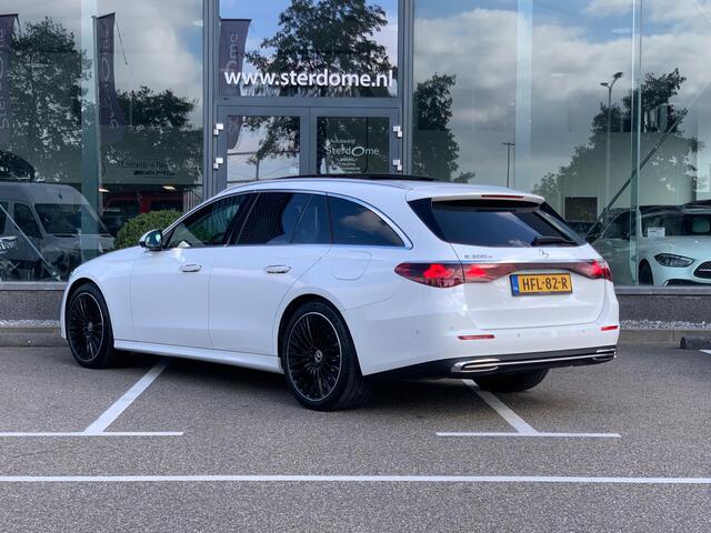 Mercedes-Benz E-estate 300 e Avantgarde l Panoramadak l Burmester l DISTRONIC plus l Niveauregeling l DIGITAL LIGHT l 360 gr Camera l Winterpakket l Apple & Android auto l Memory pakket l Stoelverwarming l