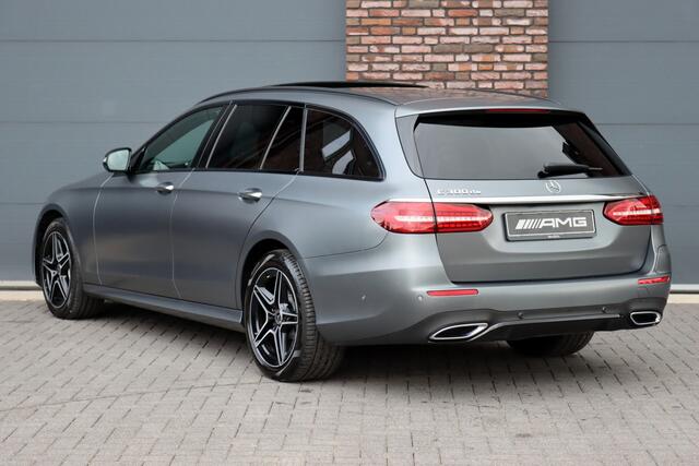Mercedes-Benz E-estate 300 de Premium+ AMG Line | Distronic+ | Panoramadak | Burmester | Keyless Go | Rijassistentiepakket | Surround Camera | Leder |