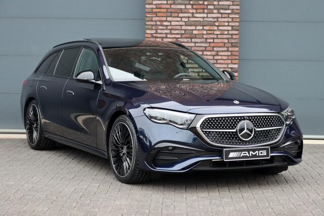 Mercedes-Benz E-estate 220 d 4MATIC AMG Line | Hyperscreen | Distronic+ | Panoramadak | Trekhaak | Burmester | Stoelventilatie | Verwarmd Stuurwiel | HUD | Memory | Digital Light |