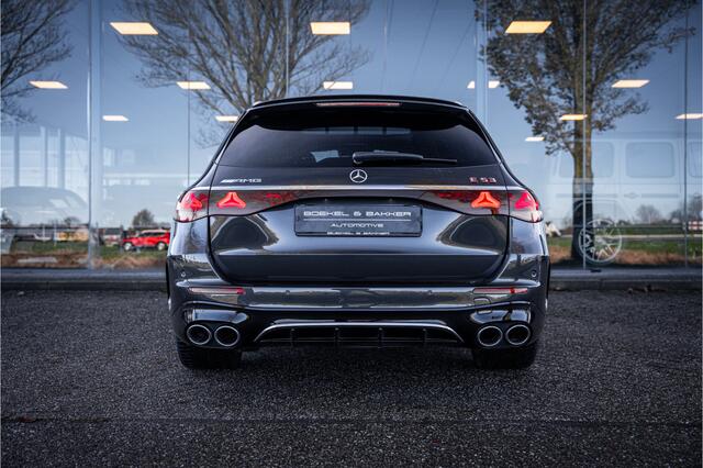 Mercedes-Benz E-estate AMG 53 4MATIC+ Hyperscreen ** Massage ** Burmester ** Panodak ** Trekhaak ** Verwarmd stuurwiel ** Standkachel ** Verlichte grille ** Dashcam