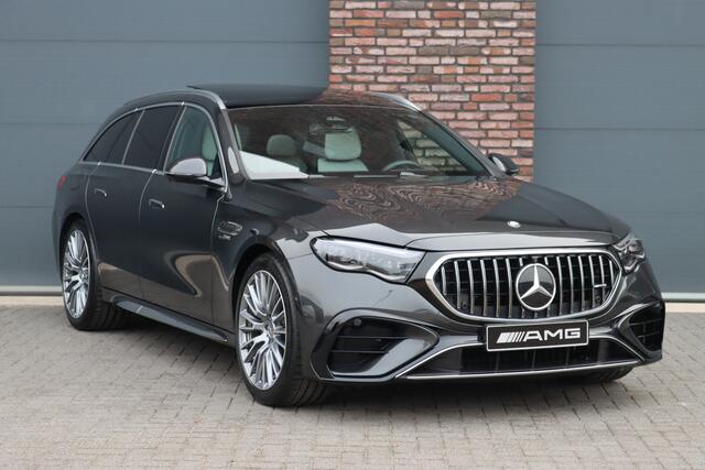 Mercedes-Benz E-estate AMG 53 4MATIC+ Premium+ | Hyperscreen | Achterasbesturing | Distronic | Zonweringspakket | Trekhaak | Verwarmd Stuurwiel | HUD | Burmester | 3D-Display |