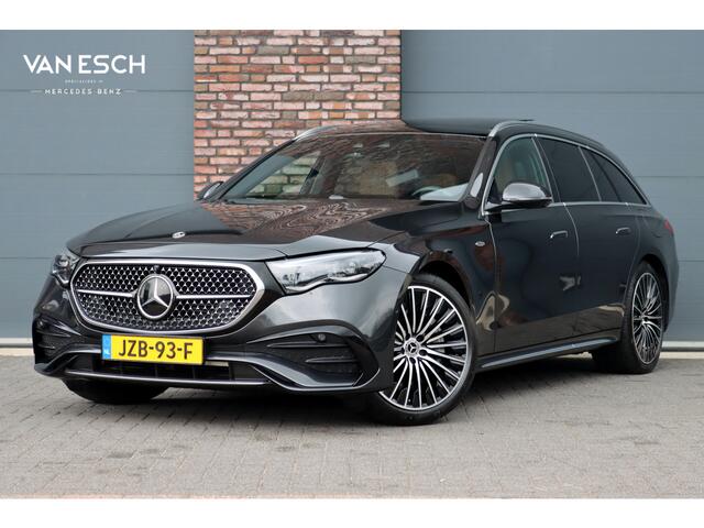 Mercedes-Benz E-estate 300 e AMG Line | Luchtvering | Hyperscreen | Stoelventilatie | Distronic+ | Massage | Digital Light | Trekhaak | Surround Camera | Nappa Leder | Burmester | Keyless Go | Vlakkenverwarming |