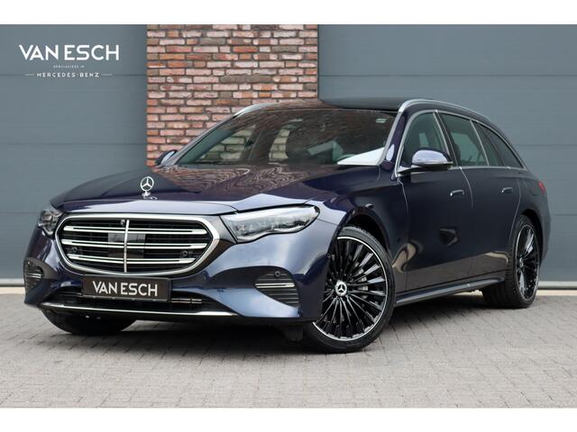 Mercedes-Benz E-estate 300 e Exclusive Line Premium | Hyperscreen | Luchtvering | Massage | Stoelventilatie | Burmester | Nappa Leder | Panoramadak | HUD | 3D-Display | Digital Light | Augmented Reality |
