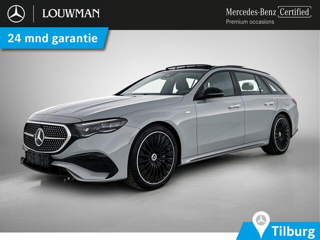 Mercedes-Benz E-estate 300 e AMG Plug-In Hybride | AMG Line | Night Pakket | Trekhaak | MBUX Superscreen | Panoramadak | 20 Inch AMG velgen | Inclusief 24 maanden MB Certified garantie voor Europa.