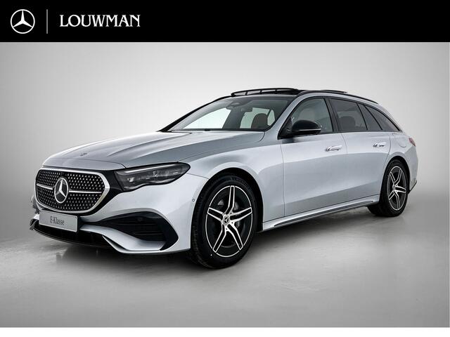 Mercedes-Benz E-estate 300 e Business Solution AMG | Winterpakket | Nightpakket | Comfortpakket Plus | Trekhaak | Head-up display | Panoramaschuifdak | Sierelement zwart essenhout |