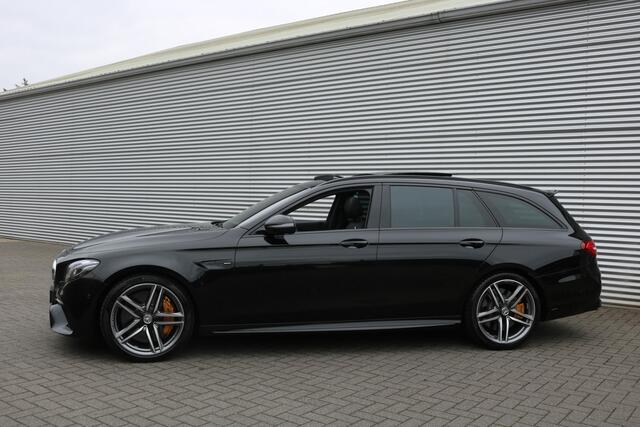 Mercedes-Benz E-estate AMG 63 S 4MATIC+ 612PK (Pano Sportleder/Memory/Ventilatie Keramisch Carplay HeadUp Burmester Luchtvering Distronic Multibeam)
