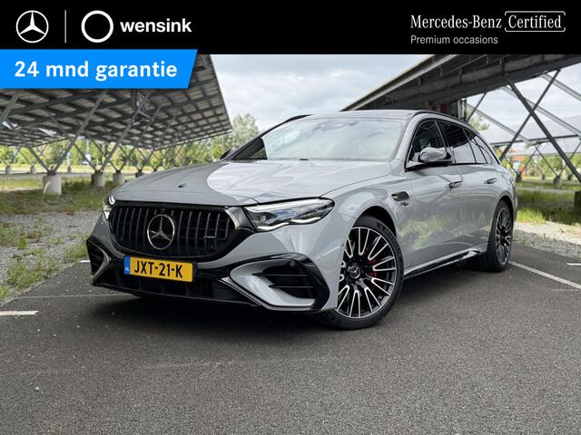 Mercedes-Benz E-estate AMG 53 4MATIC+ | Night | AMG performance stoelen | AMG dynamic plus pakket | Panoramadak | Superscreen | Trekhaak | Premium plus | Burmester |