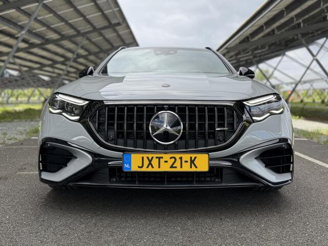 Mercedes-Benz E-estate AMG 53 4MATIC+ | Night | AMG performance stoelen | AMG dynamic plus pakket | Panoramadak | Superscreen | Trekhaak | Premium plus | Burmester |