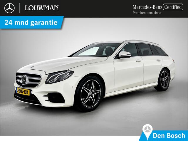 Mercedes-Benz E-estate 200 AMG-line | Rijassistentie pakket | Alarm SCM3 | Privacy Glass | Zwart leer | Widescreen Dashboard Electr. Achterklep