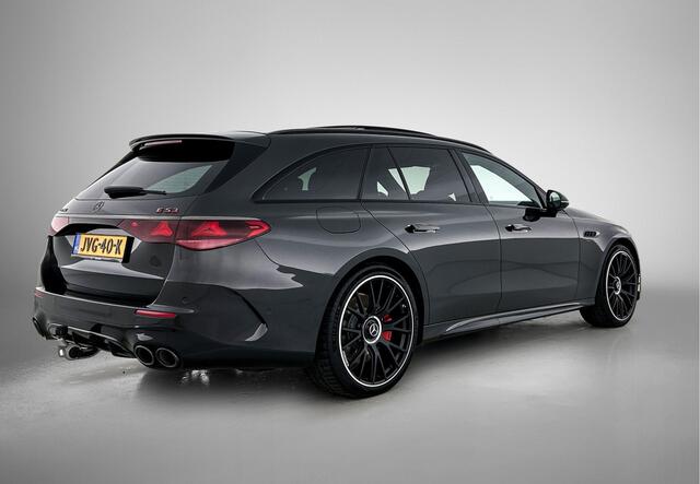 Mercedes-Benz E-estate Mercedes-AMG 53 4MATIC+ | AMG DYNAMIC PLUS Paket | Panoramadak | Trekhaak | AMG Night 1+2 | DC lader | 21 Inch AMG Velgen. Inclusief 24 maanden MB Certified garantie voor Europa.